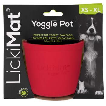 LickiMat Yoggie Pot Red